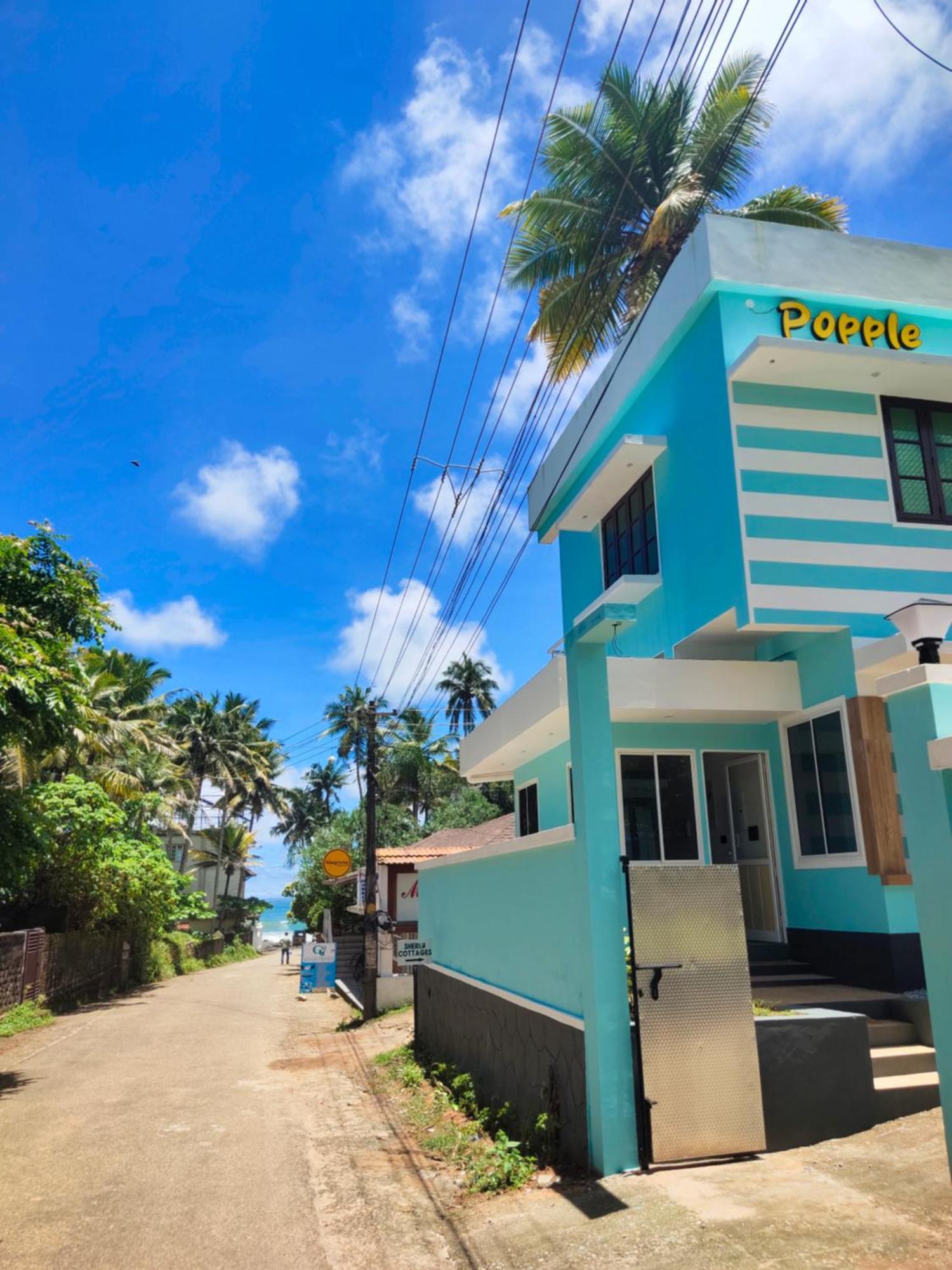 Popple Beach House Varkala Bagian luar foto