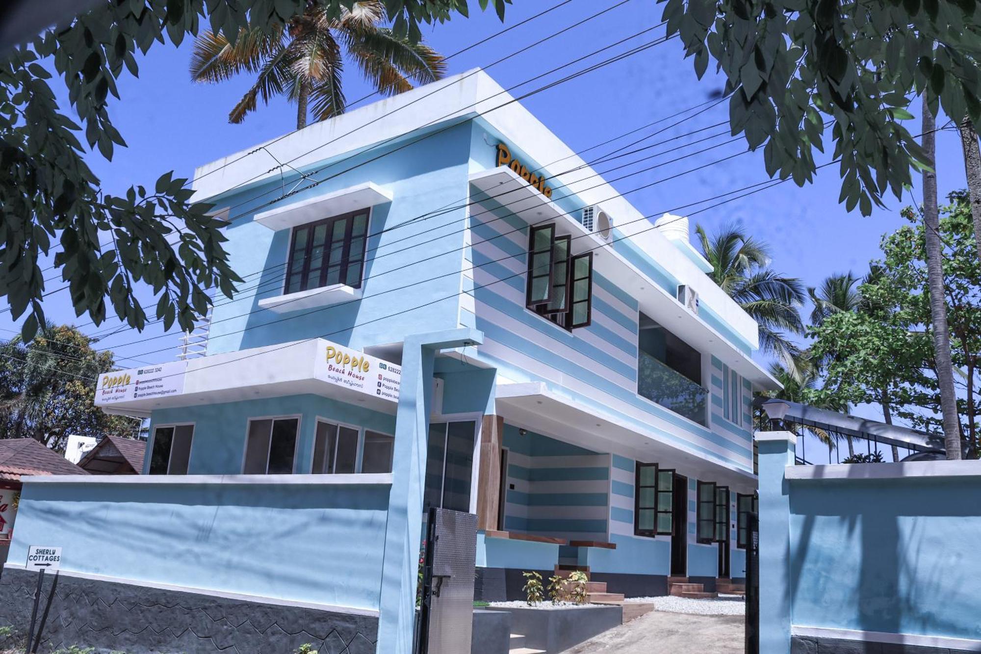 Popple Beach House Varkala Bagian luar foto