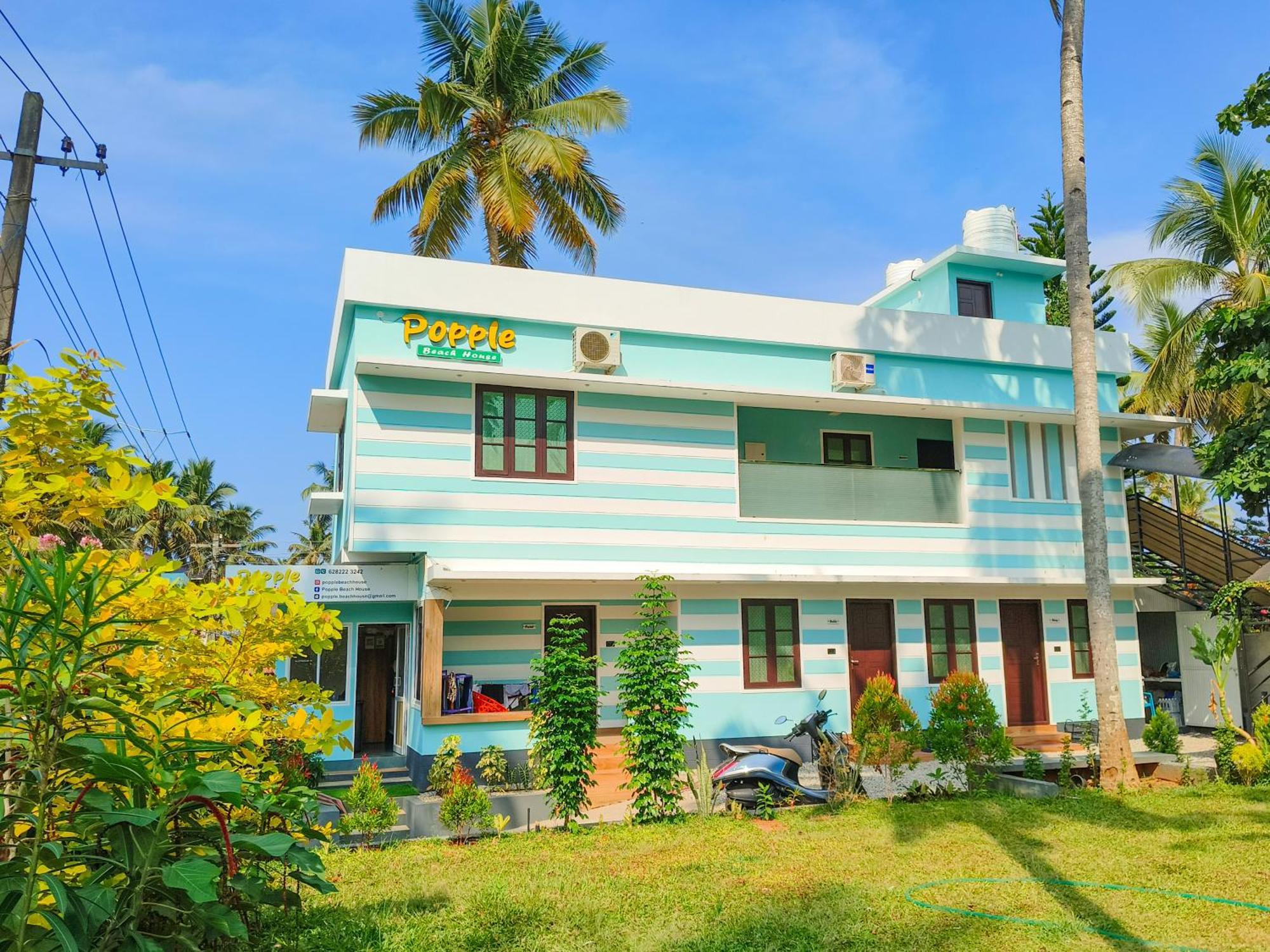 Popple Beach House Varkala Bagian luar foto